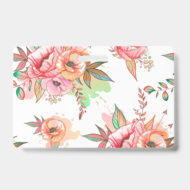 Badge fleur de printemps (Avant)