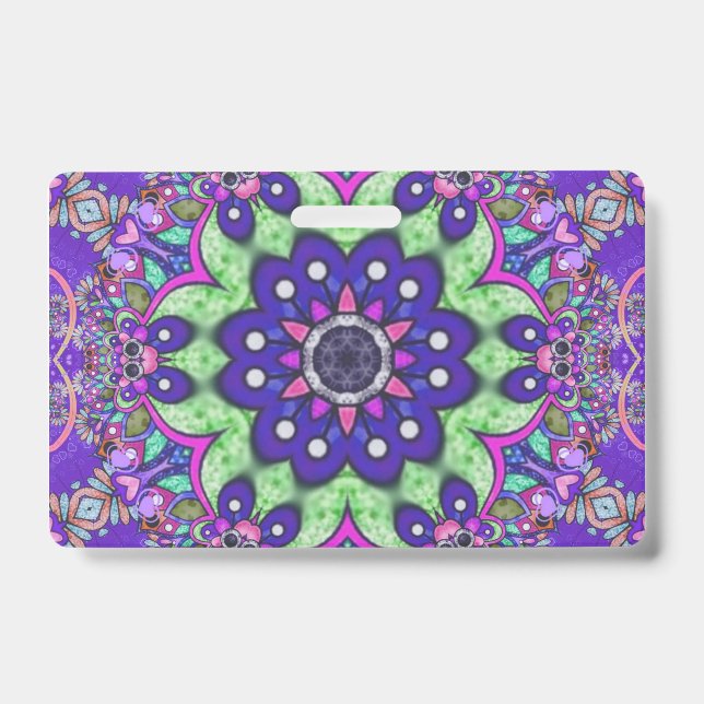 Badge Fleur Mandala (Avant)