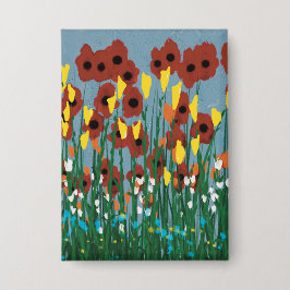 Badge Fleur sauvage