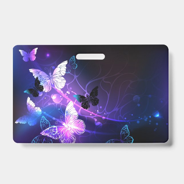 Badge Fond avec papillons nocturnes (Avant)
