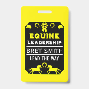 Badge Formation de leadership équin