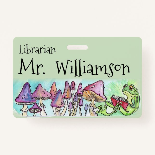 Badge Frog-et-It ! Livre d'histoire Lecture Frog (Dos)