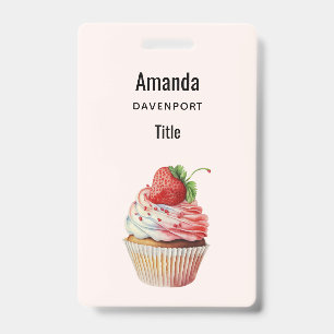 Badge Gâteau Cupcake Sucré Dessert