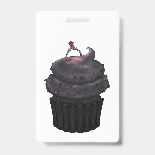 Badge Gâteau de fiançailles sucré