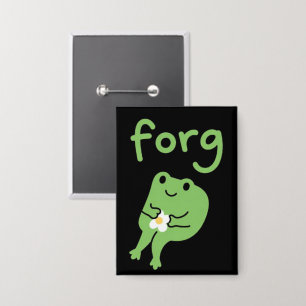 Badge Gâteau de grenouille mignon Kawaii Meme esthétique
