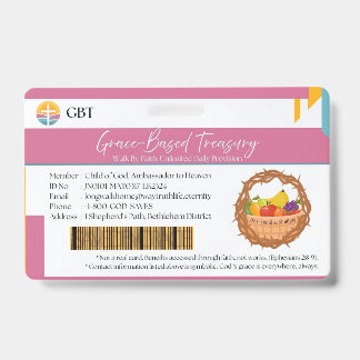 Badge GBT (Se souvenir de la grâce chrétienne)