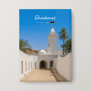 Badge Ghadames, Libye - Mosquée Blanche
