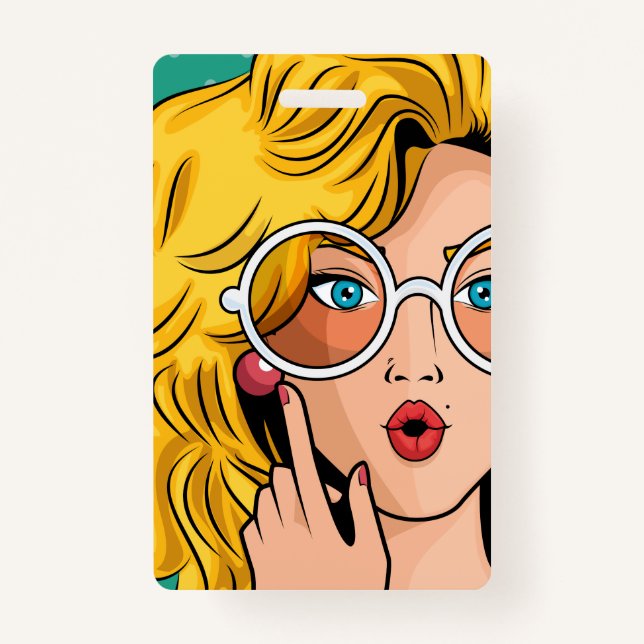 Badge Girl #1 (Devant)