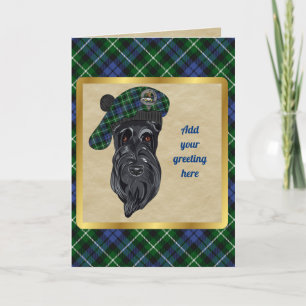 Badge Graham & Carte personnalisée Tartan