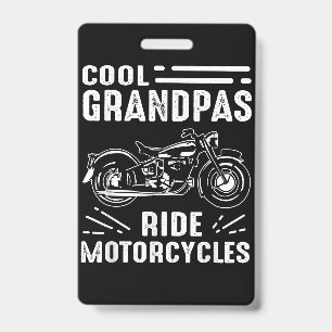 Badge Grand Père MotardGrand Père Motard