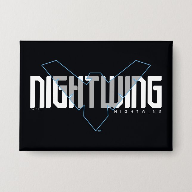 Badge Graphisme Hi-Tech au nom de Nightwing (Recto)