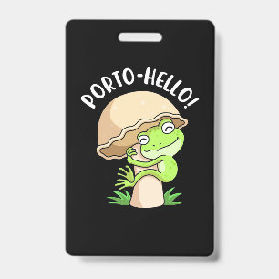 Badge Grenouille Et Champignon