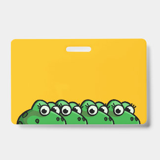 Badge Grenouilles souriantes