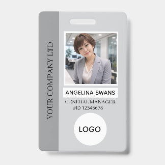 Badge Grey | Photo Employee Logo 