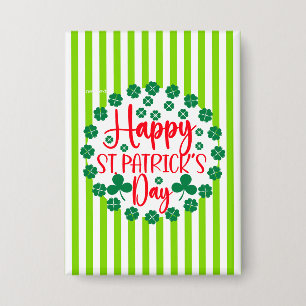 Badge Happy St. Patrick's Day Circle Design-63502