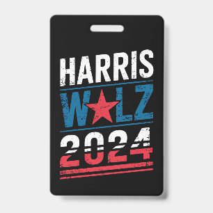 Badge Harris Waltz 2024 Élection Kamala Harris Tim Waltz