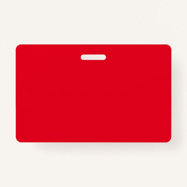 Badge Hex E6001D, Rouge de haricot (Devant)
