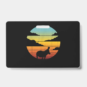 Badge Hippopotame années 60 70 Hippo Amateur d'Hippo