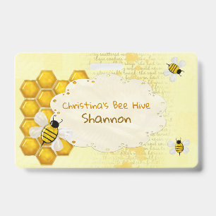 Badge Honey Comb 3D Whimsey EMPLOYEE D'ENTREPRISE