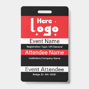 Badge ID de conférence personnalisé