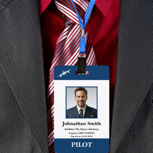 Badge ID de photo professionnel de la compagnie Sécurité