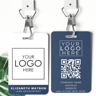 Badge ID d'événement Customisé Lanyard Name Tag with QR