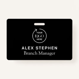 Badge ID du logo de l'entreprise | Personnel de l'employ