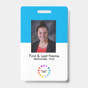 Badge ID personnalisé Photo d'employé Société Personnali