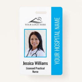 Badge ID photo de l'infirmière pratique autorisée LPN ve