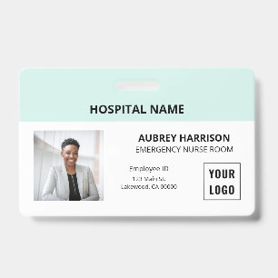Badge ID photo Médicale simple essentiel