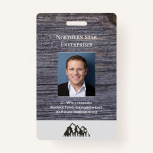 Badge ID photo personnel petit employé personnalisé