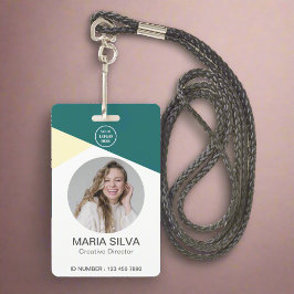 Badge ID professionnel personnalisé Employé Photo d'entr