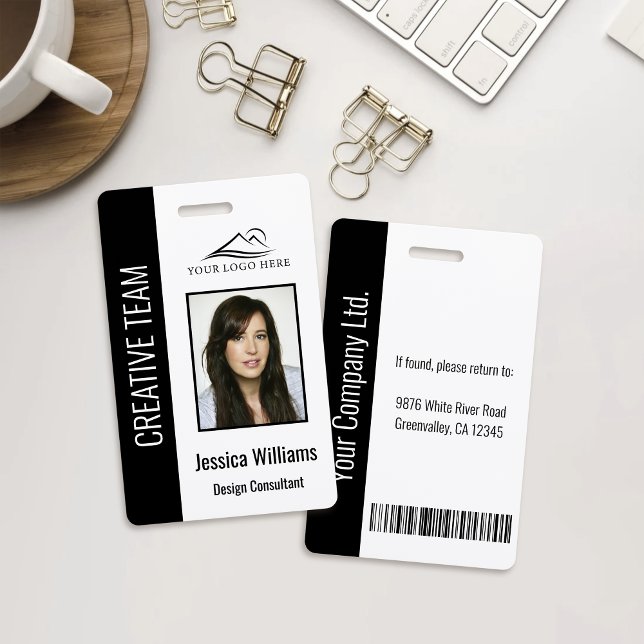 Badge Identifiant de sécurité de l'employé d'entreprise  (Créateur téléchargé)