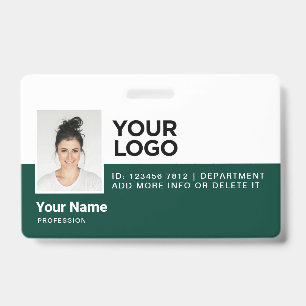 Badge Identification de sécurité moderne personnalisée p