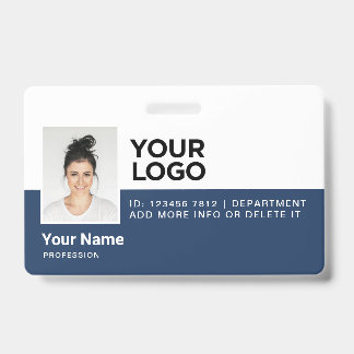 Badge Identification de sécurité moderne personnalisée p