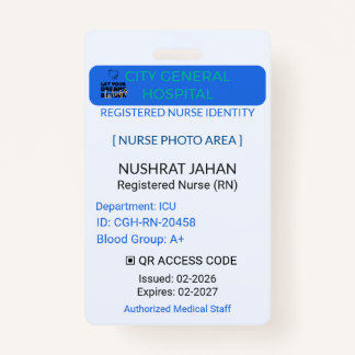 Badge Identification RN Nurse | Secure