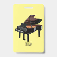 illustration de dessin animé de piano