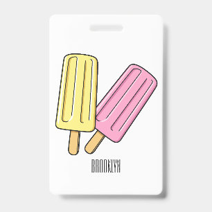 Badge Illustration de Ice pop