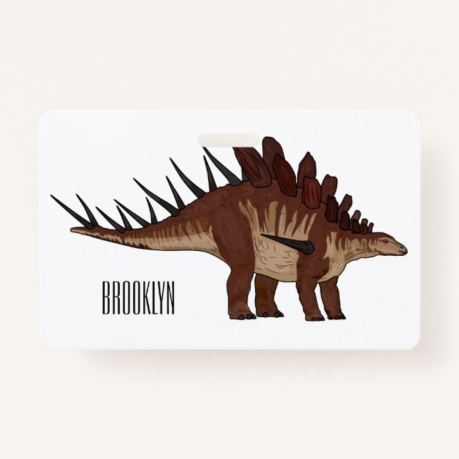 Badge Illustration de Kentrosaurus (Devant)