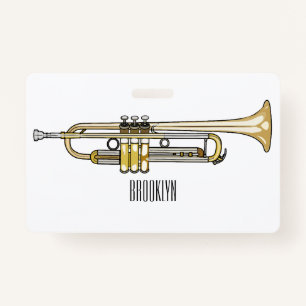 Badge Illustration de trompette