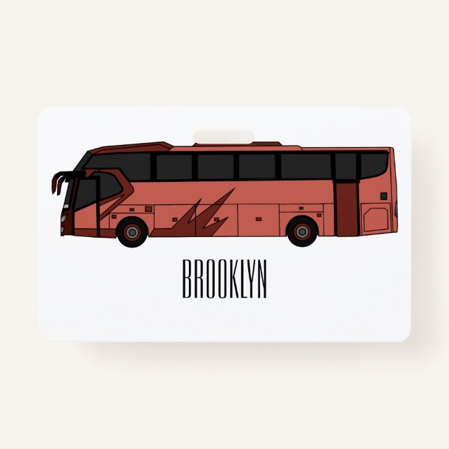 Badge Illustration du bus (Devant)