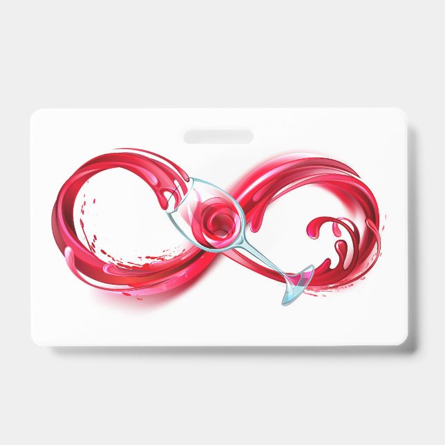 Badge Infinity with Red Wine (Avant)