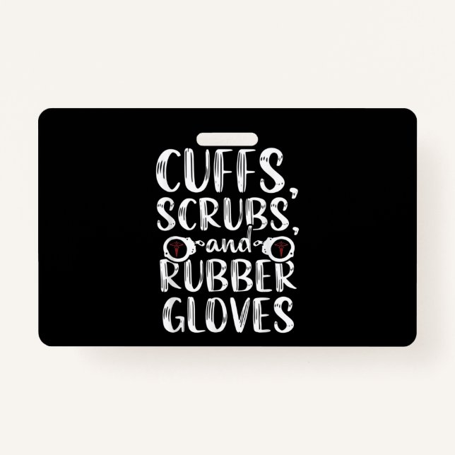 Badge Infirmière correctionnelle RN Prison Infirmière Mé (Devant)