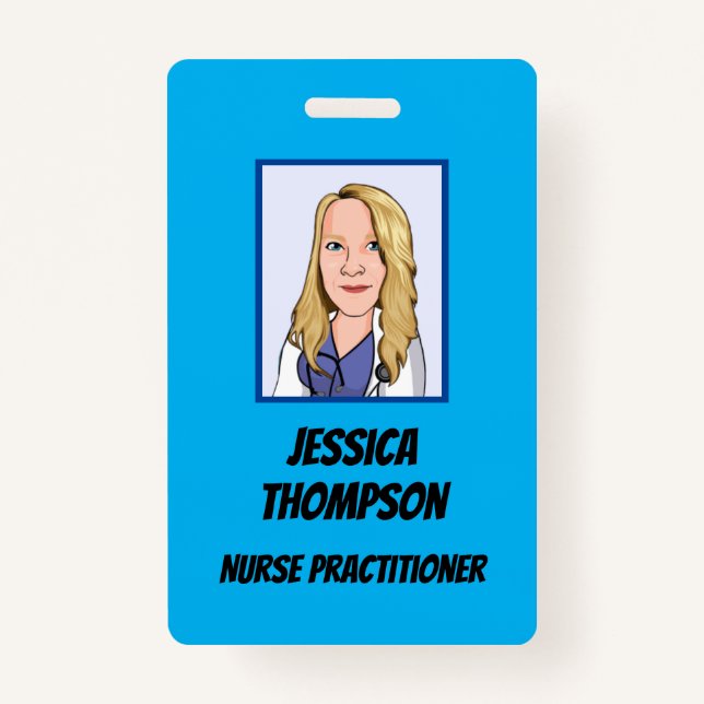 Badge Infirmière en télémédecine (Devant)
