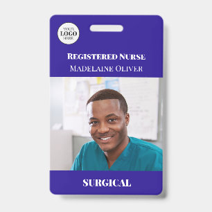 Badge Infirmière inscrite en chirurgie personnalisée - N
