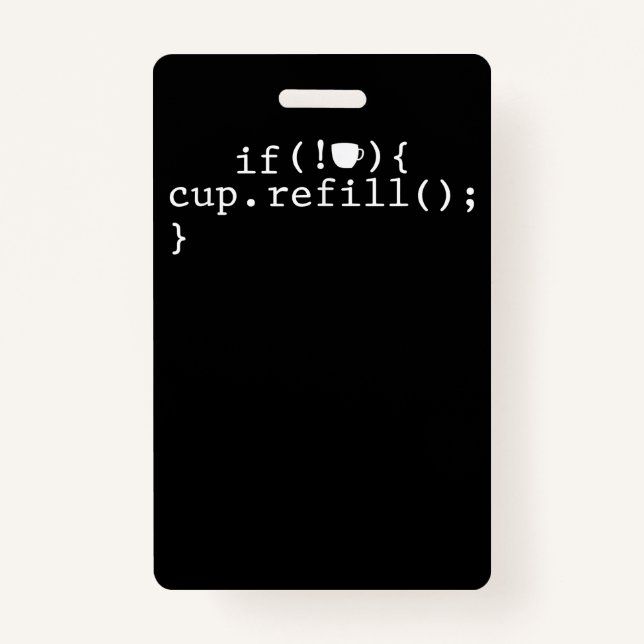 Badge Ingénieur logiciel de codage intelligent de rempli (Devant)