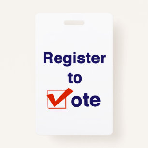 Badge Inscrivez-Vous Au Vote 2026