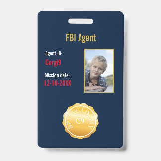 Badge Insigne d'agent secret du FBI