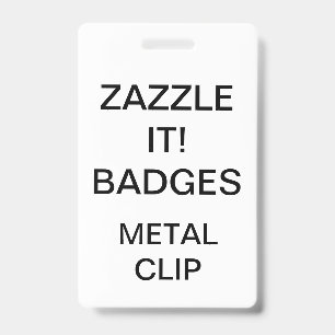 Badge INSIGNE d'AGRAFE personnalisé par coutume EN MÉTAL
