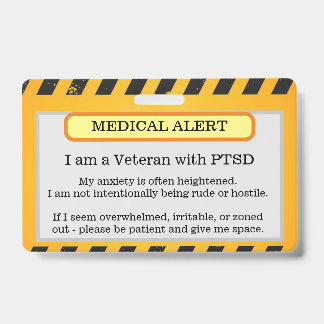 Badge Insigne d'alerte du SSPT